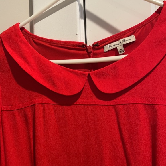 SZ 6 midi dress with pockets and Peter Pan collar. - Picture 3 of 4